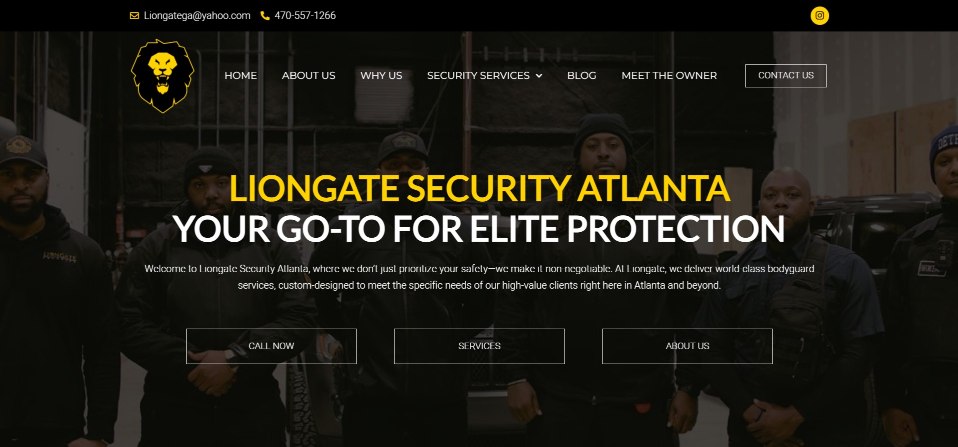 Liongate Security Cover